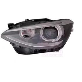 VAN WEZEL 0633986/0633985 Koplamp voor BMW 1-serie D1S, H27W/2, Met regelmotor voor LWR, Zonder stuurelement voor Xenon, Transparent