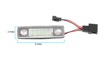 Skoda Octavia kentekenlamp